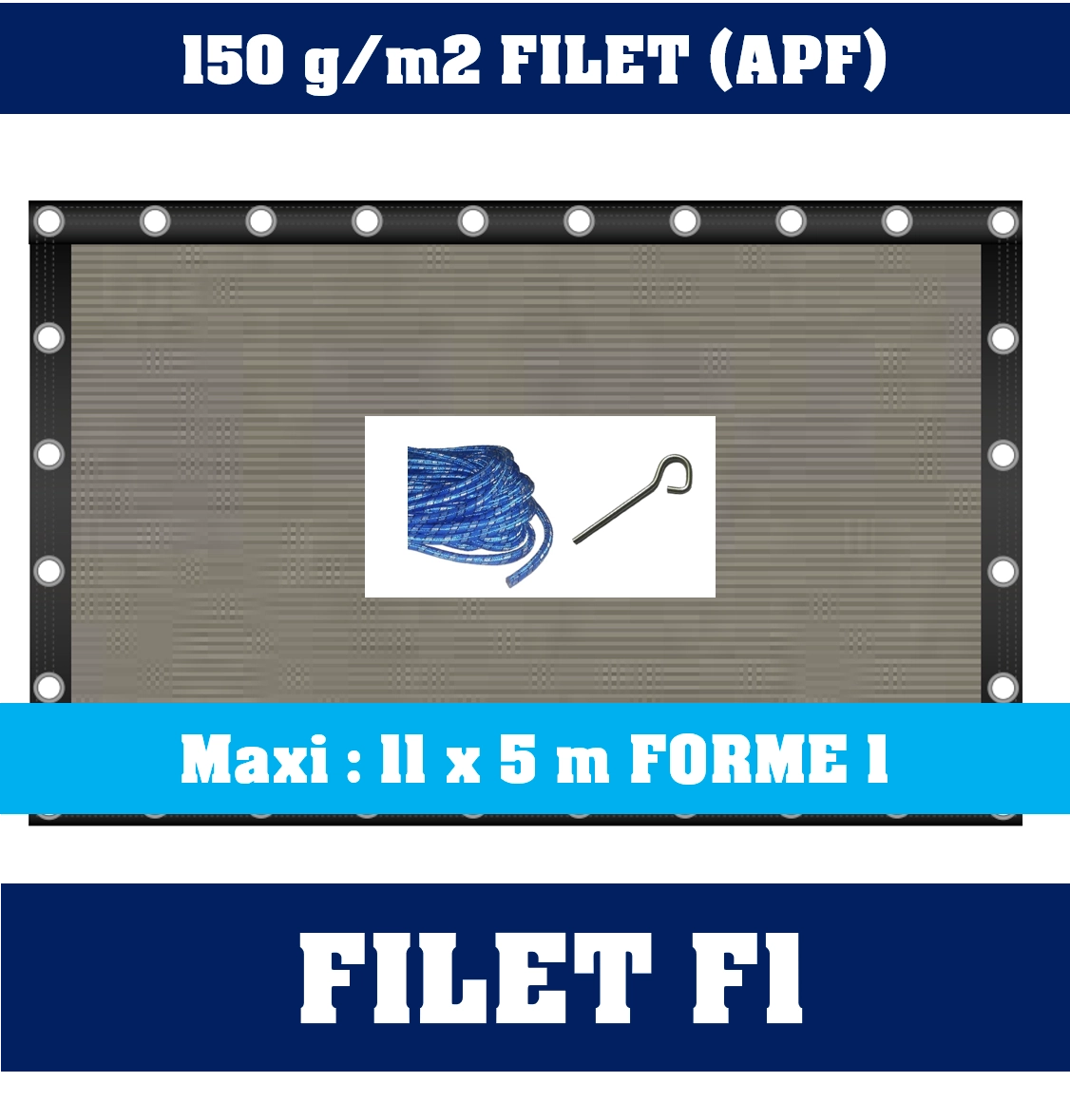 Bâche Filet Anti-debris 1 Bâche Filet Anti-debris