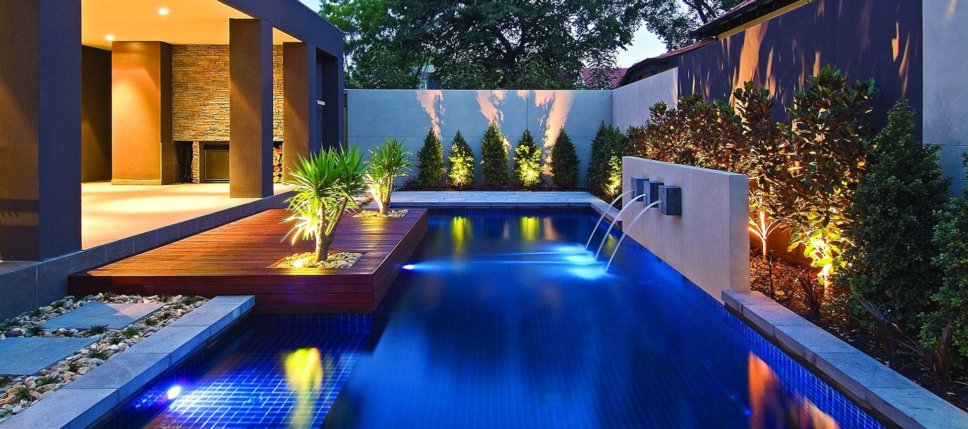 Piscine Soleil -Piscine Soleil Swimmingpool beleuchtet 19